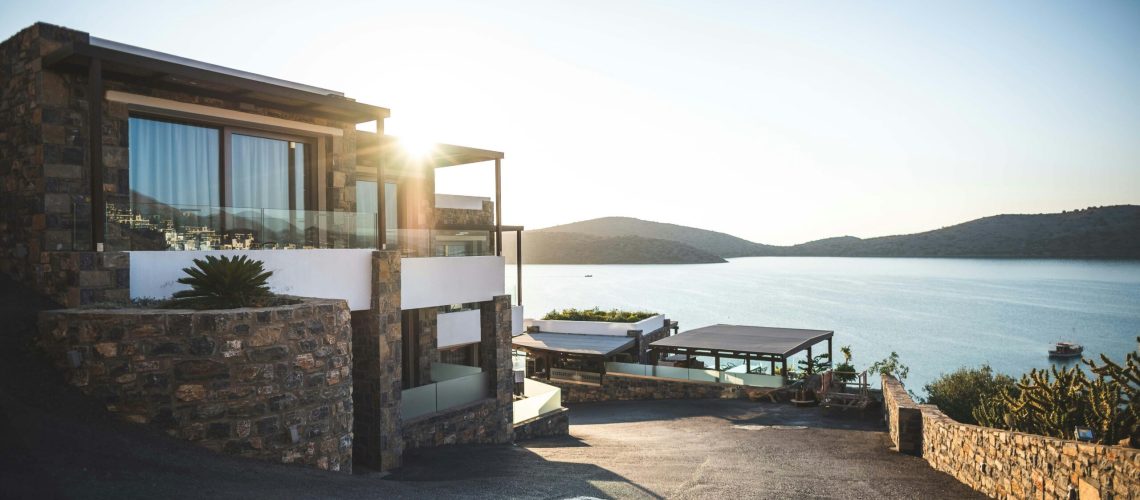 Modern coastal villa in Cyprus with sea view